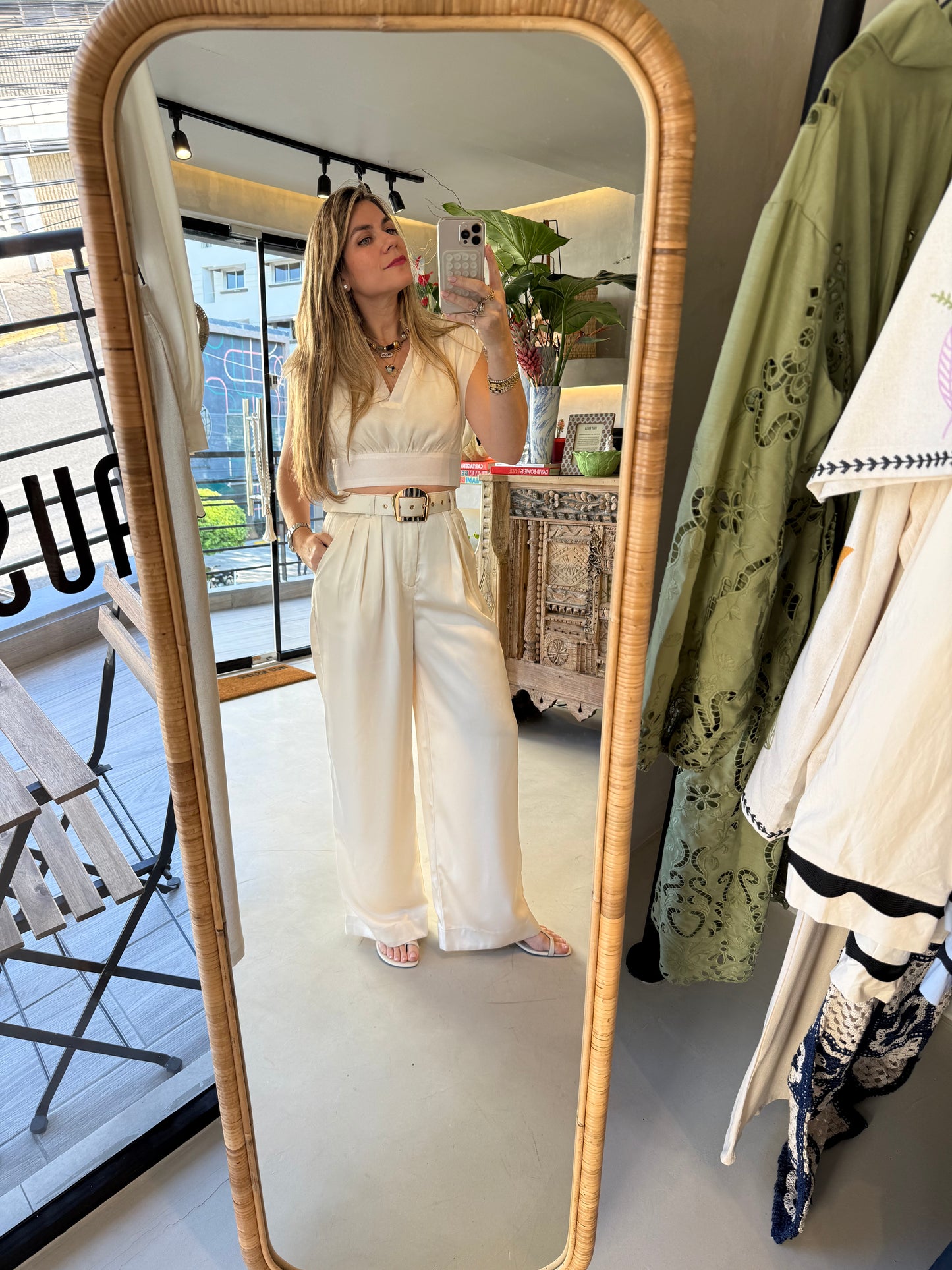 Khate - Silk Pant Set
