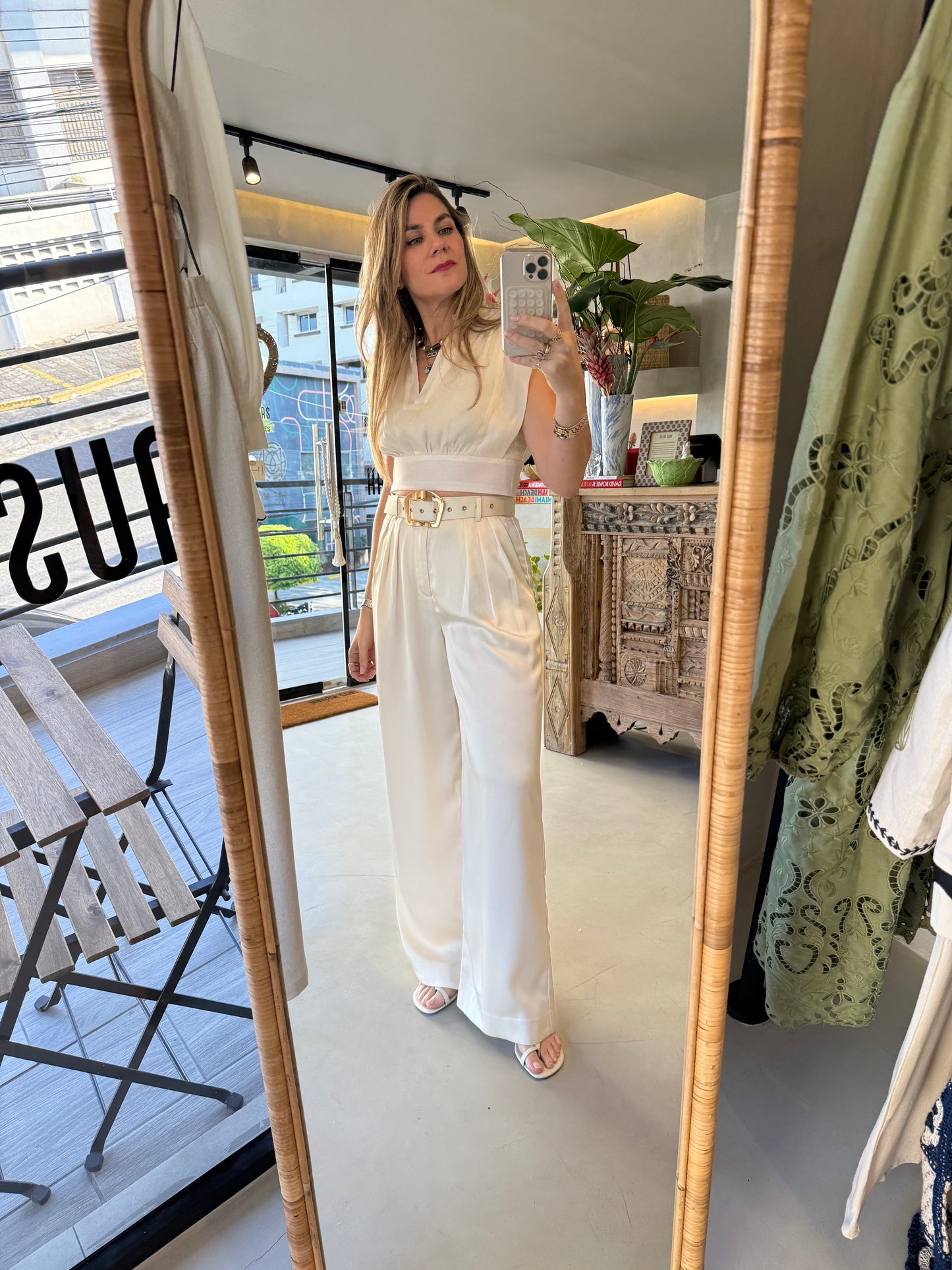 Khate - Silk Pant Set