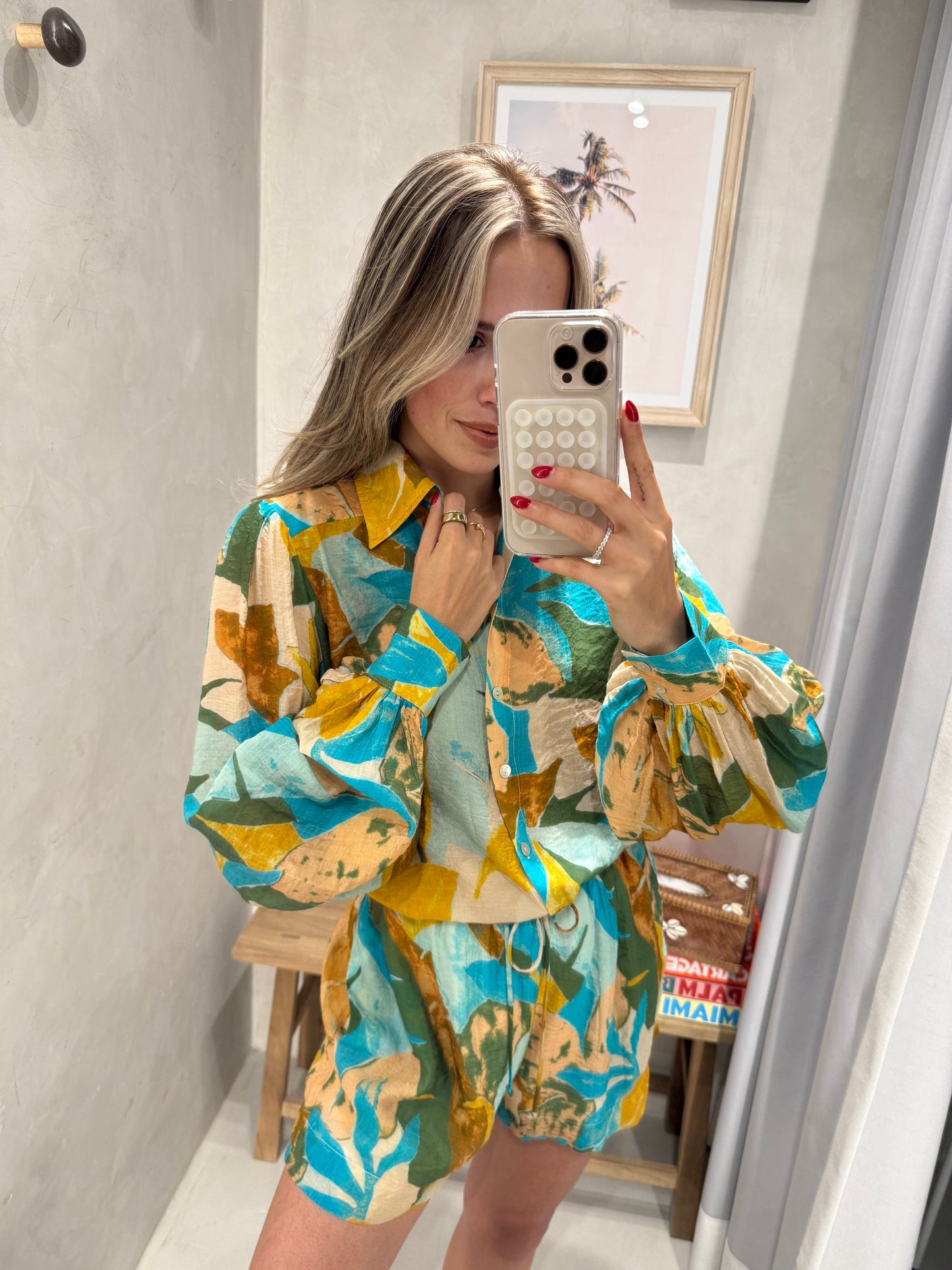 Hawaii Floral Short Set
