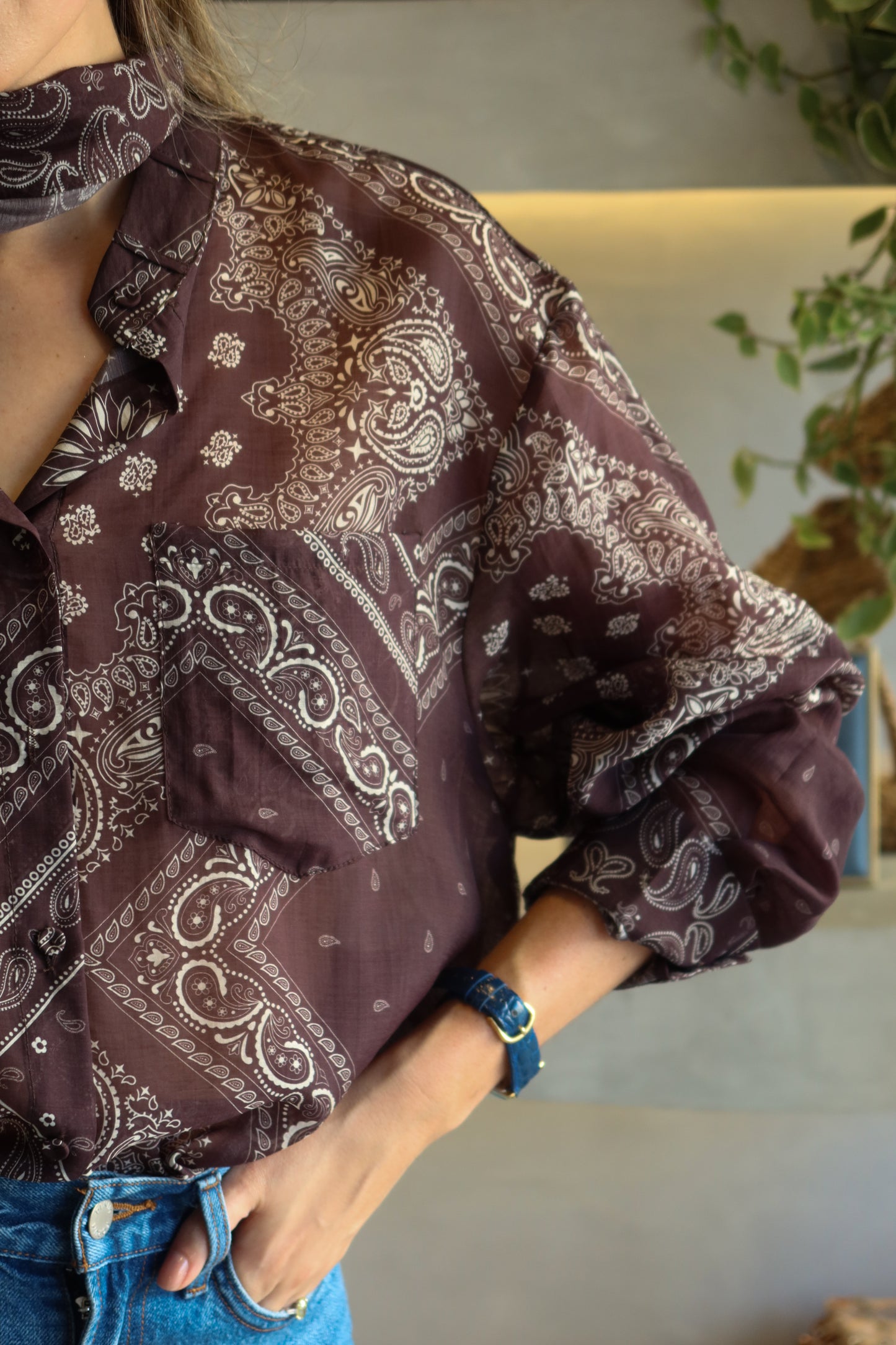 Houston - Paisley Onesize Shirt