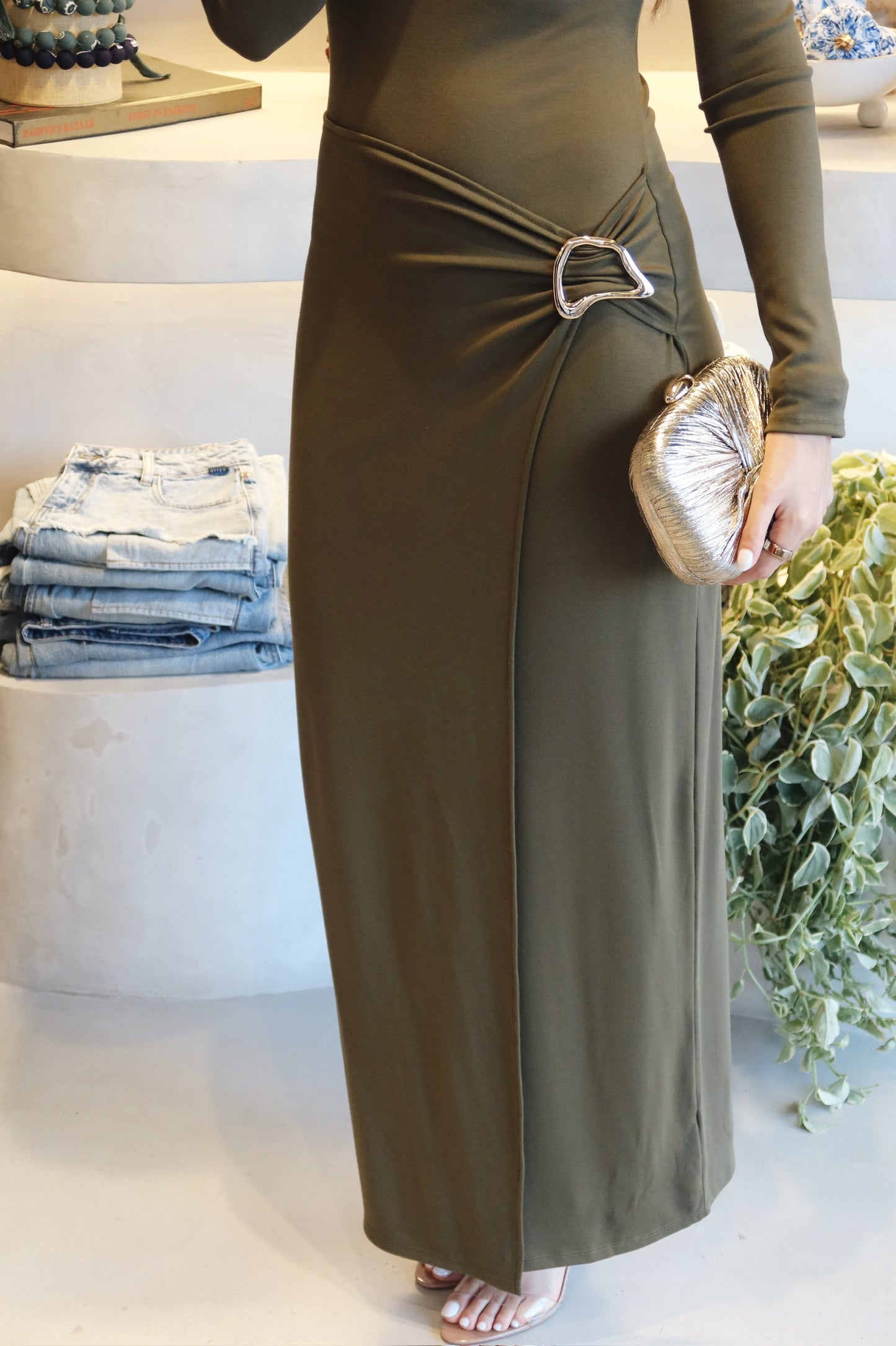 Terminal to Toast - Olive Dress