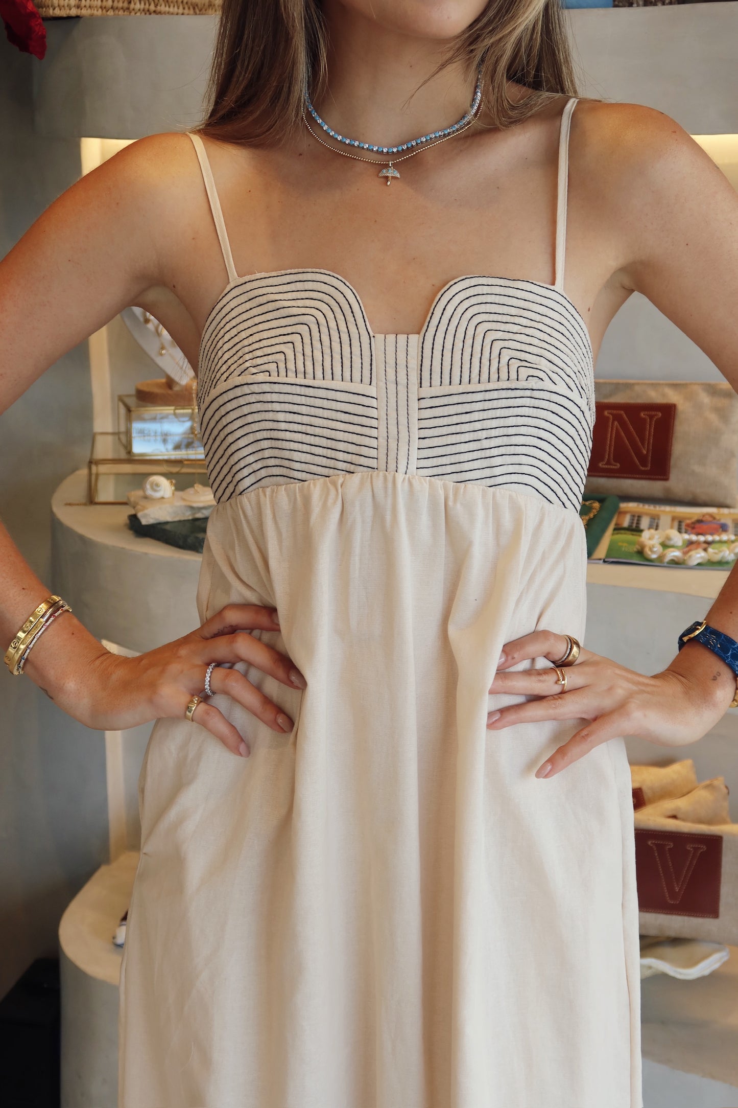 Samana - Stitch Midi Dress