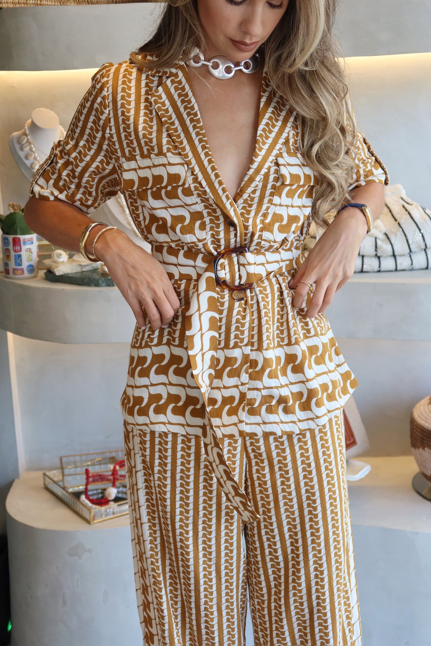 Gitano - Print Pant Set