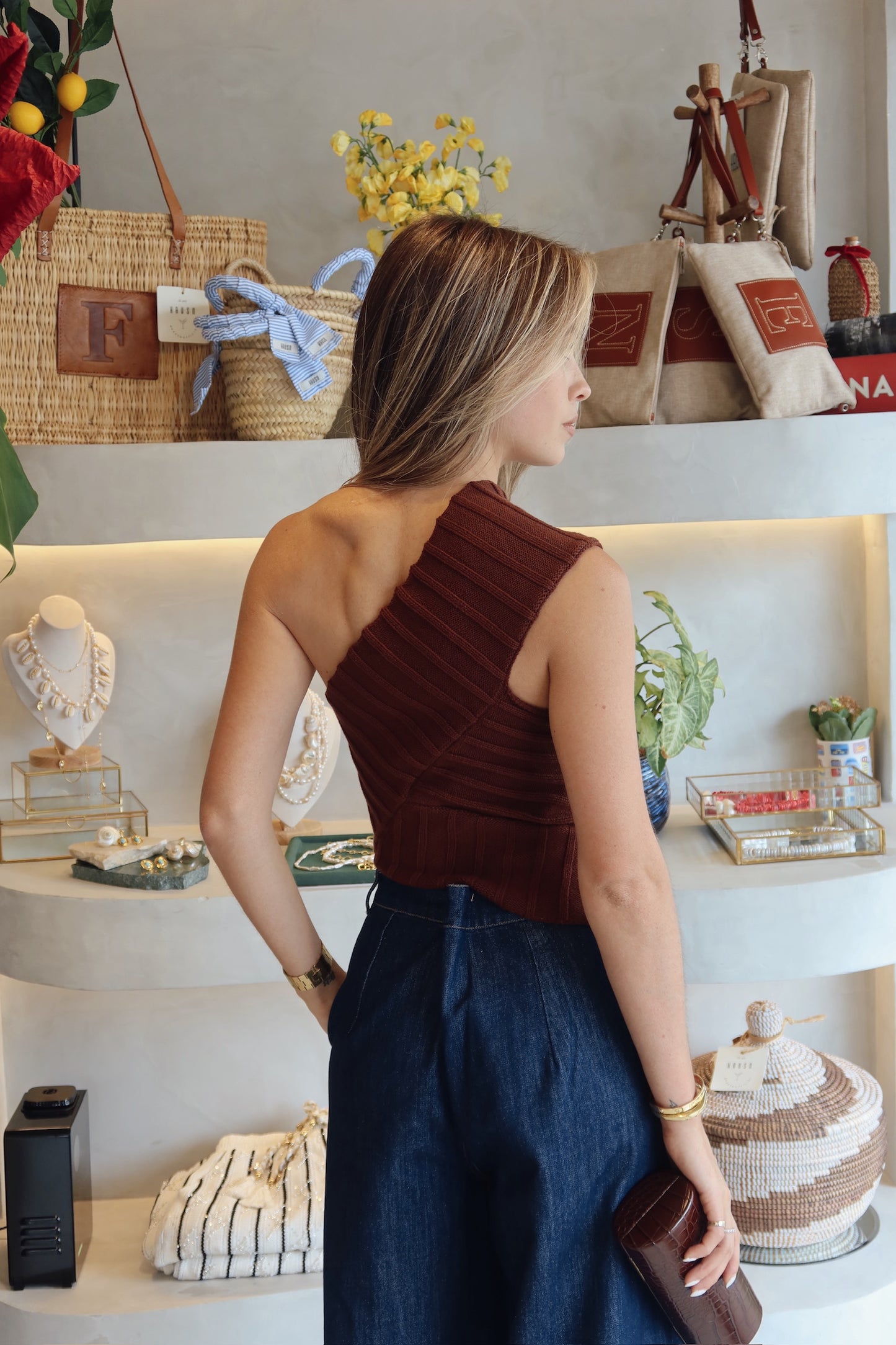 Vermont - Asymetrical Sweater Top