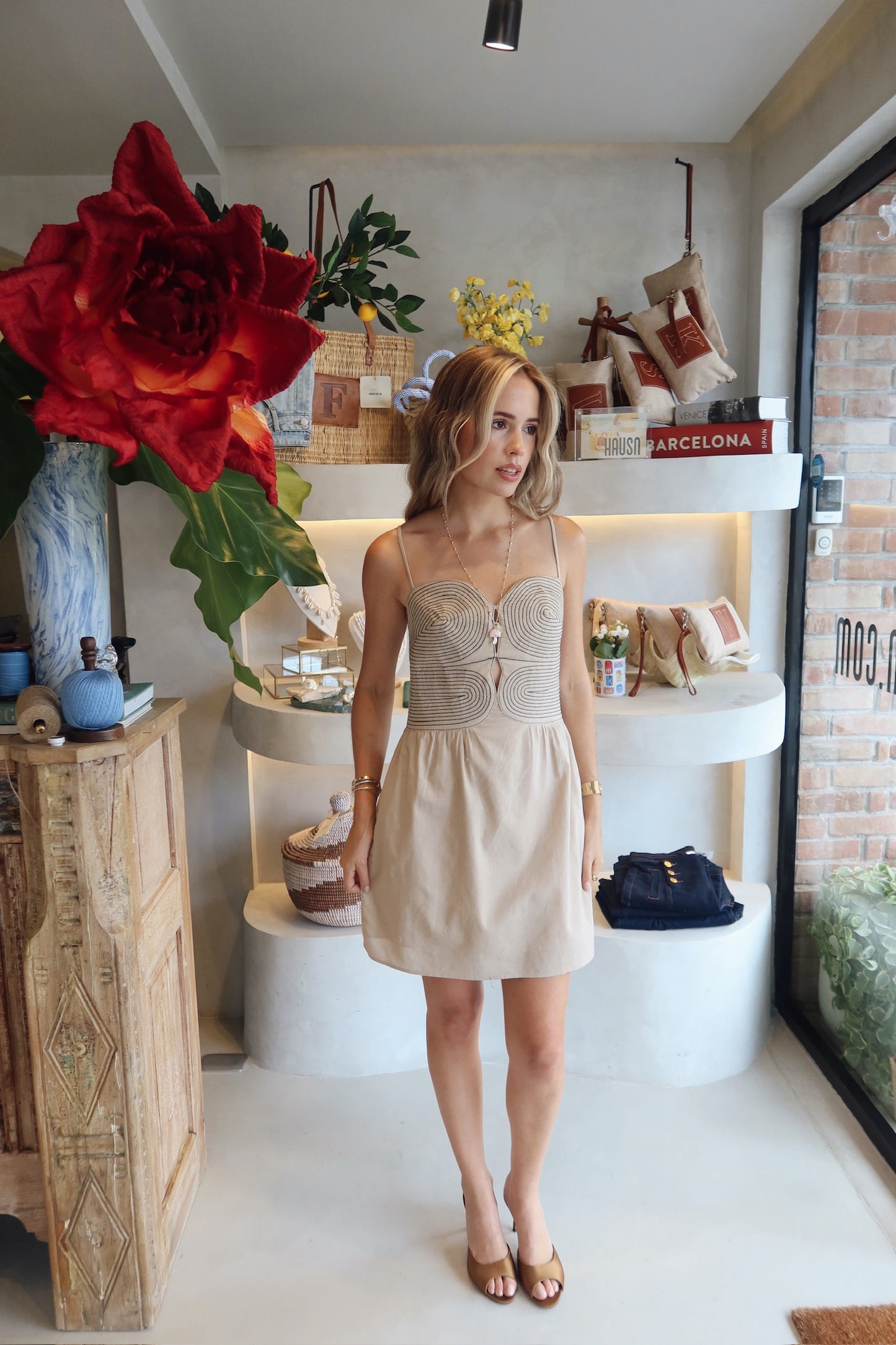 Samana - Stitch Mini Dress