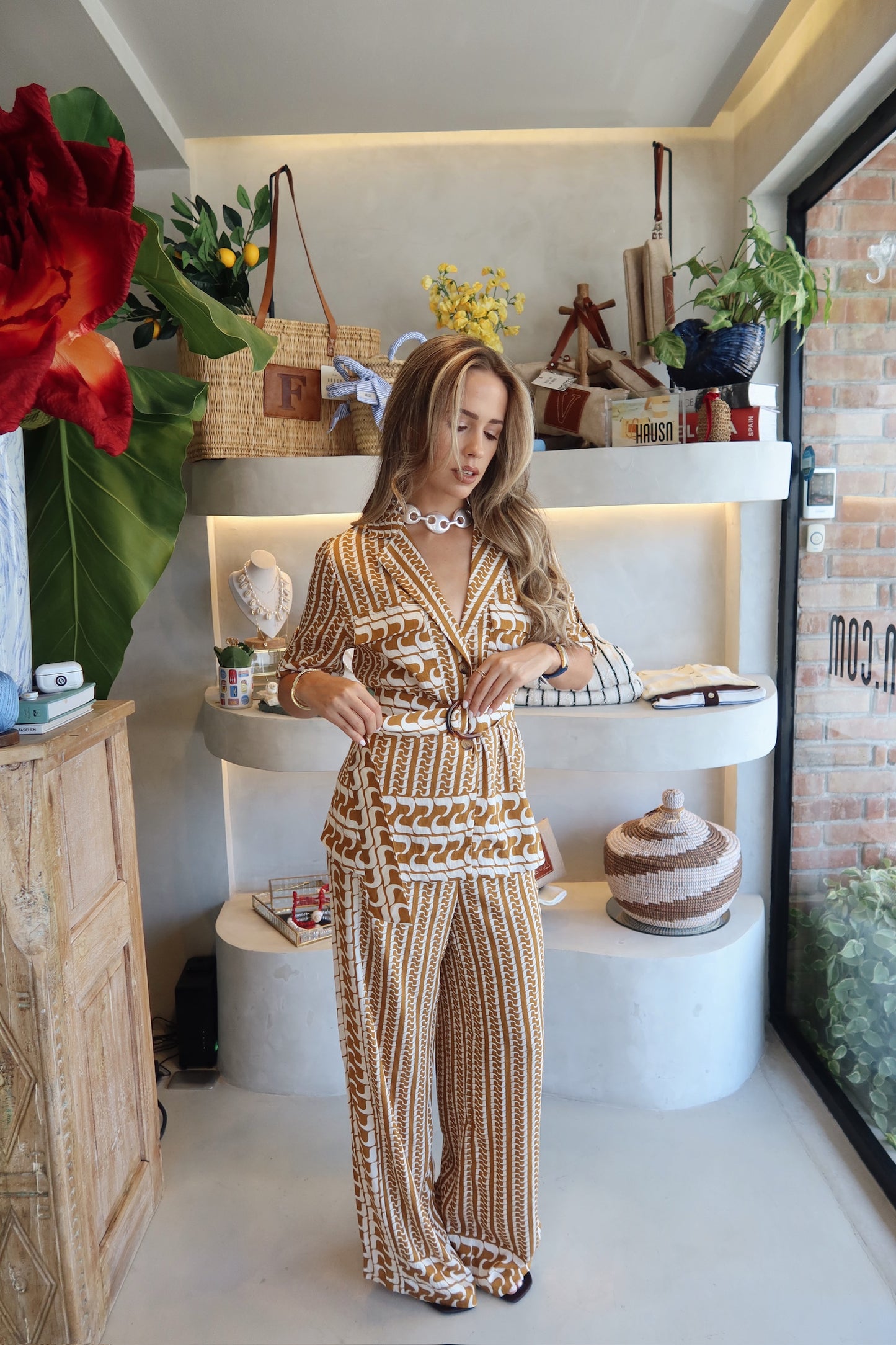 Gitano - Print Pant Set