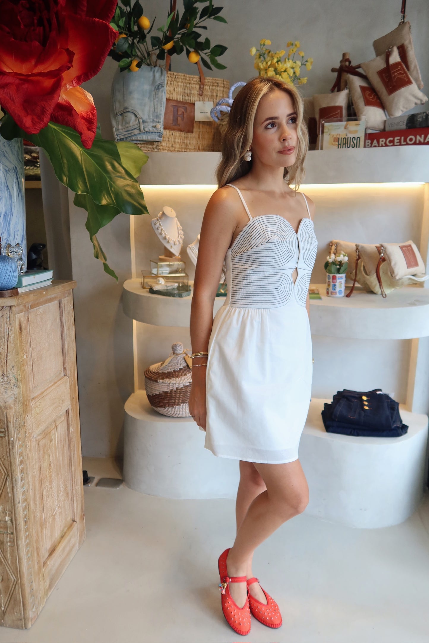 Samana - Stitch Mini Dress