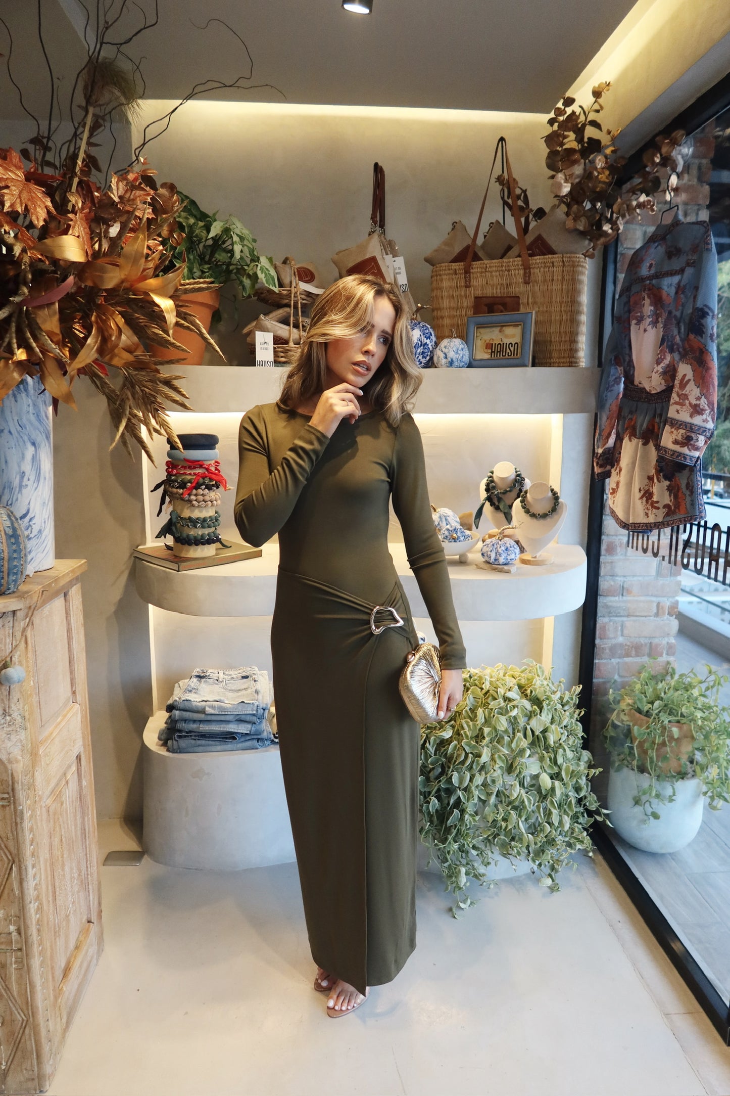 Terminal to Toast - Olive Dress