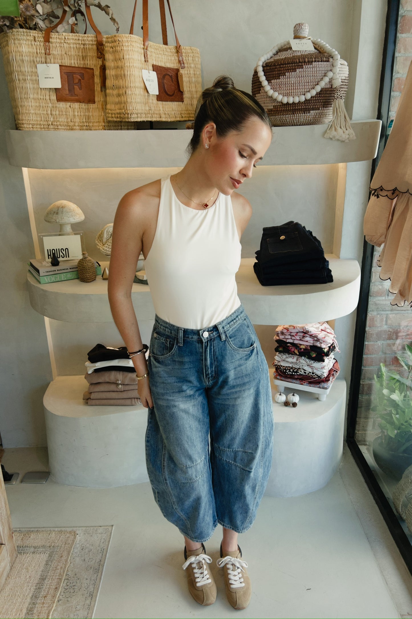 Williamsburg - Cropped Wide Leg Jeans