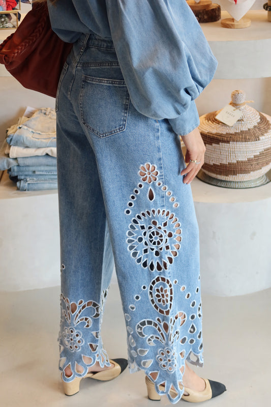 Texas - Eyelet Jeans