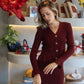 Charleston - Knit Set Skirt Burgundy