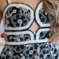 Minitas B&W - Detailed Mini Dress
