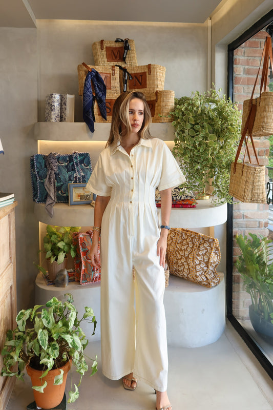 Athens - Beige Jumpsuit