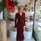 Charleston - Knit Set Skirt Burgundy