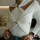 Vicenza - Knot White Top