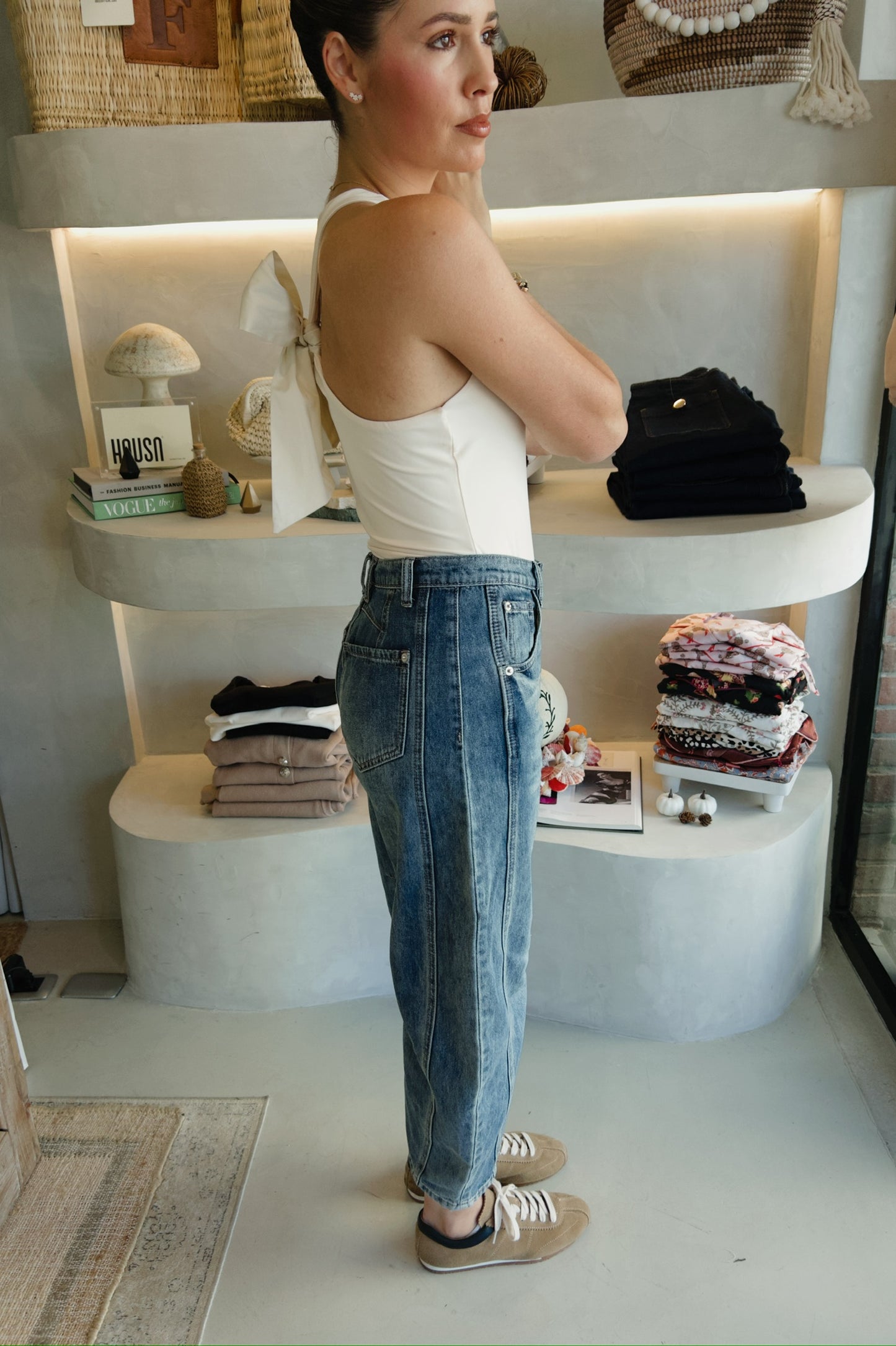 Williamsburg - Cropped Wide Leg Jeans