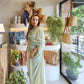 Georgia - Mint Cape Top