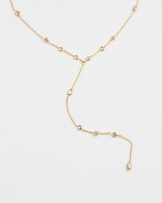 CZ DAINTY CHAIN - Necklace Set