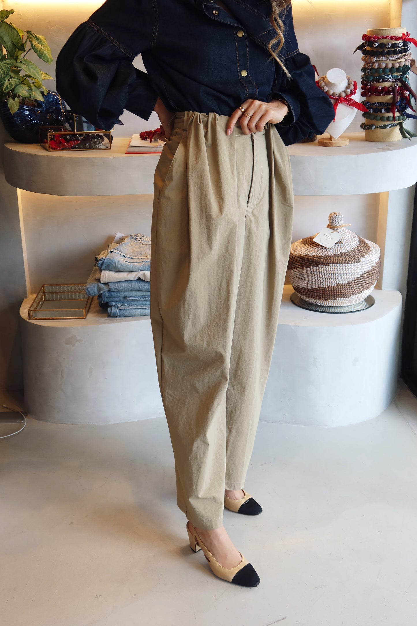 Bayside - Pleated Balloon Pants
