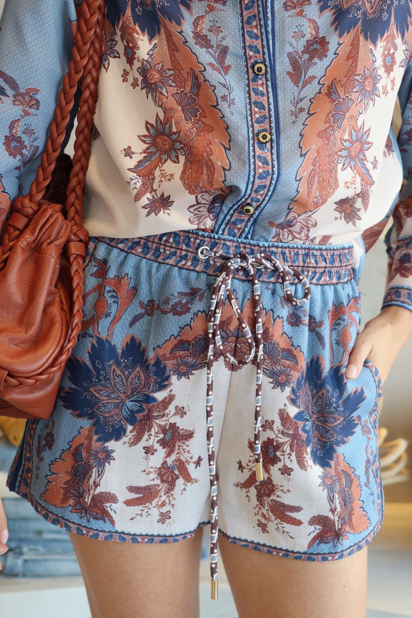 Savannah - Fall Print Short Set