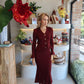 Charleston - Knit Set Skirt Burgundy