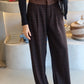 The Gaby - Plaid Contrast Pants