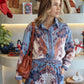 Savannah - Fall Print Short Set