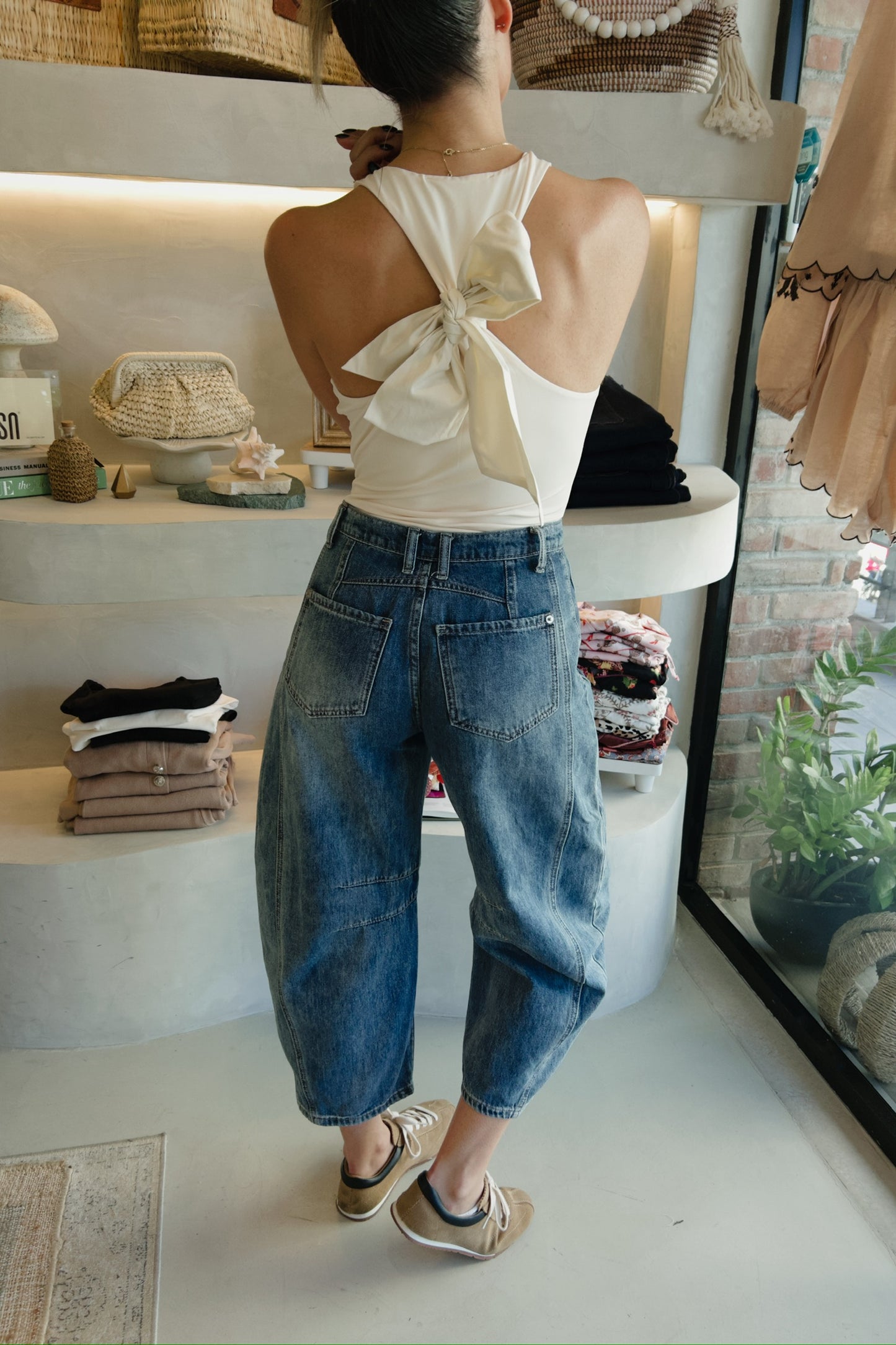 Williamsburg - Cropped Wide Leg Jeans