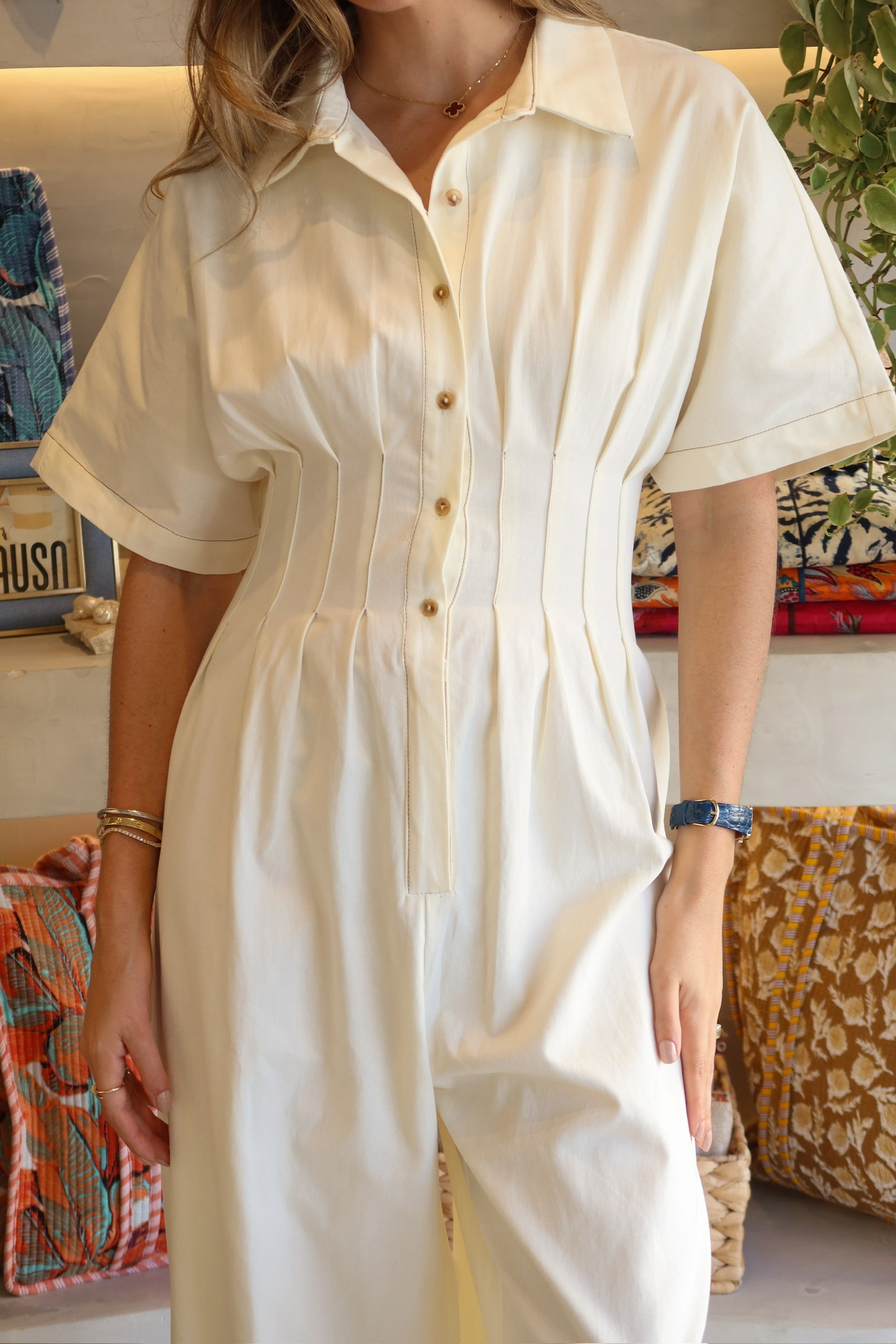 Athens - Beige Jumpsuit