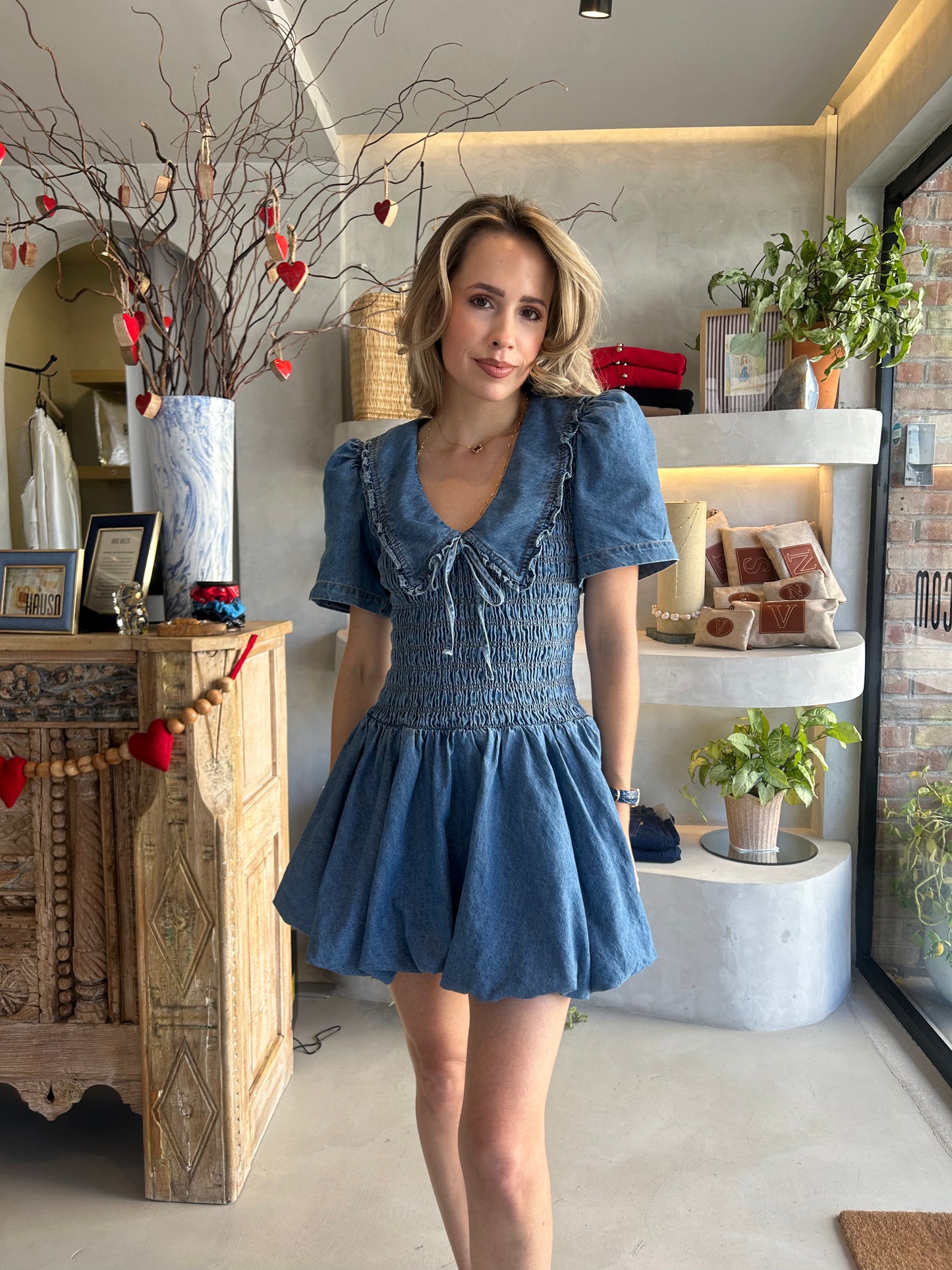 Savannah - Denim Mini Dress