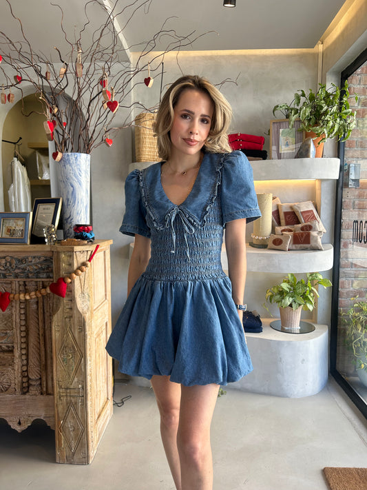Savannah - Denim Mini Dress
