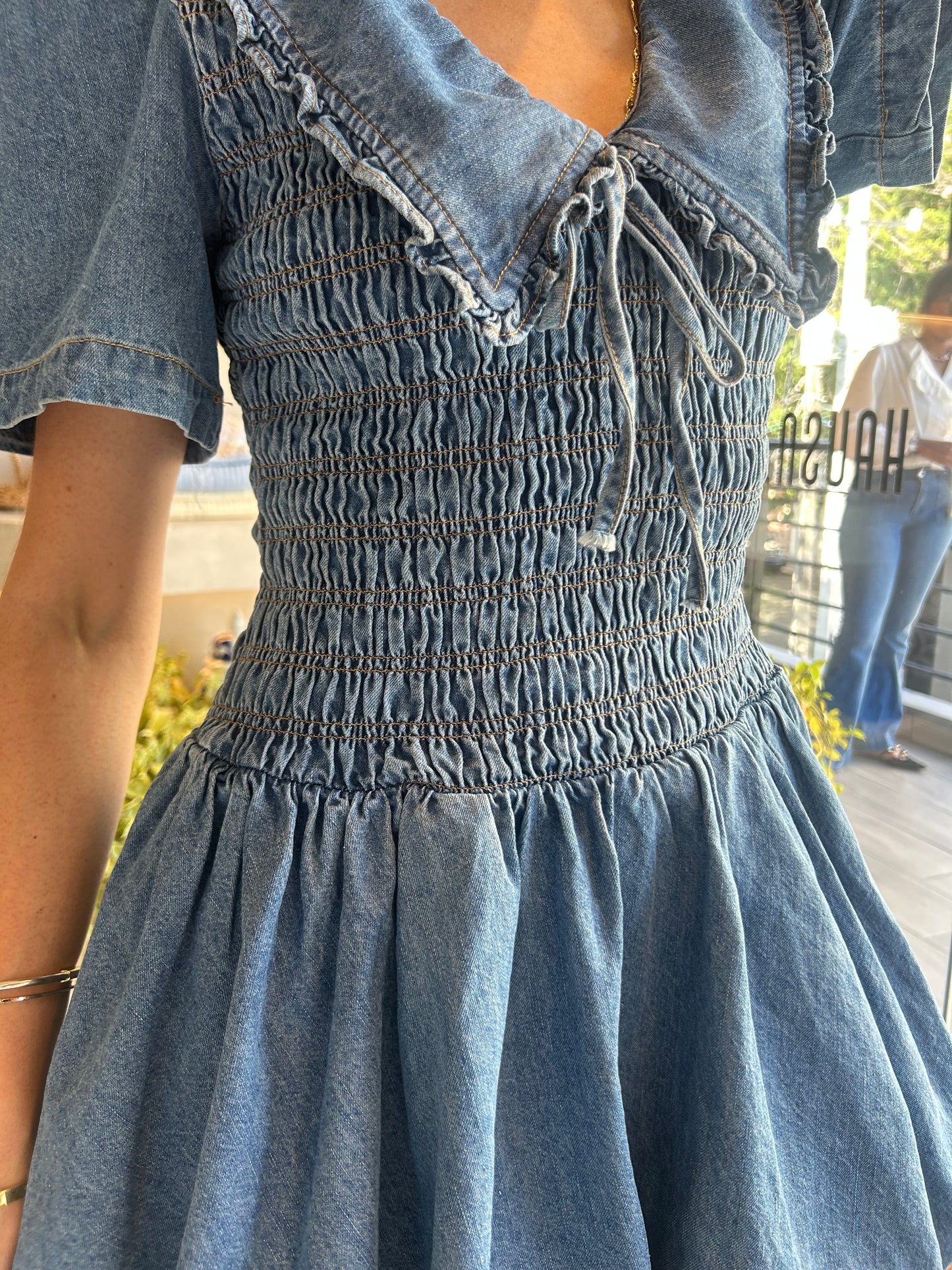 Savannah - Denim Mini Dress