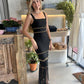 St Barths - Black Fringe Dress