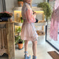 Palm Beach - Sheer Stripe Dress
