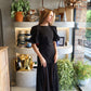 Irma - Black Layered Maxi Dress