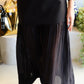 Irma - Black Layered Maxi Dress