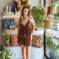 Chavon - Beaded Brown Set