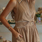 Tarmac to Tropics - Taupe Dress
