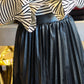 Madrid - Lace Leather Skirt