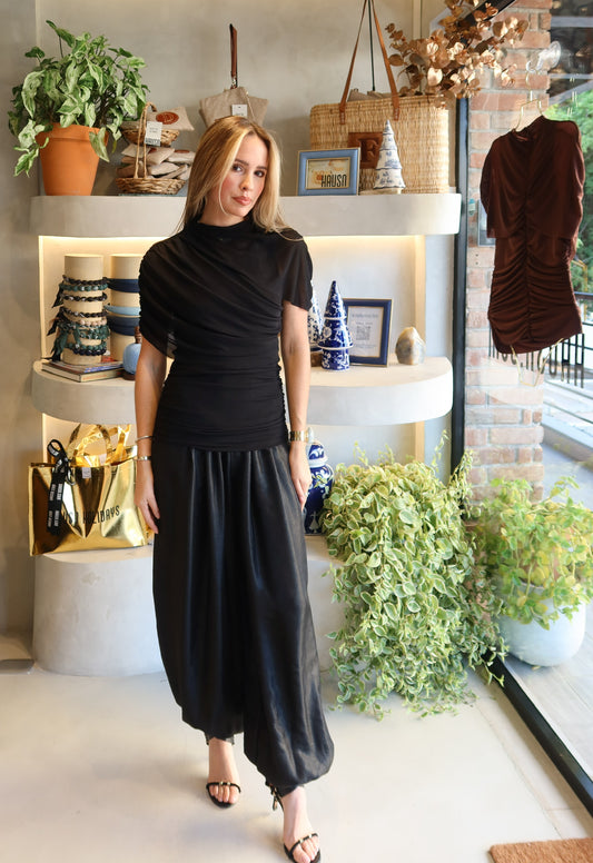 Fifth Avenue - Mesh Cape Top