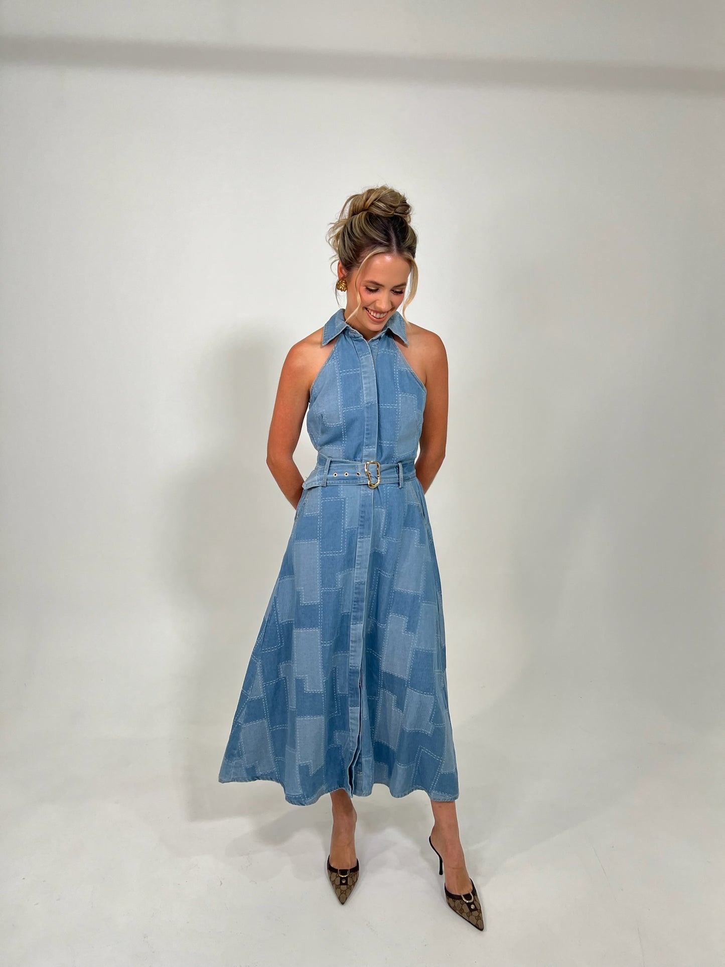 Santa Monica - Midi Denim Dress