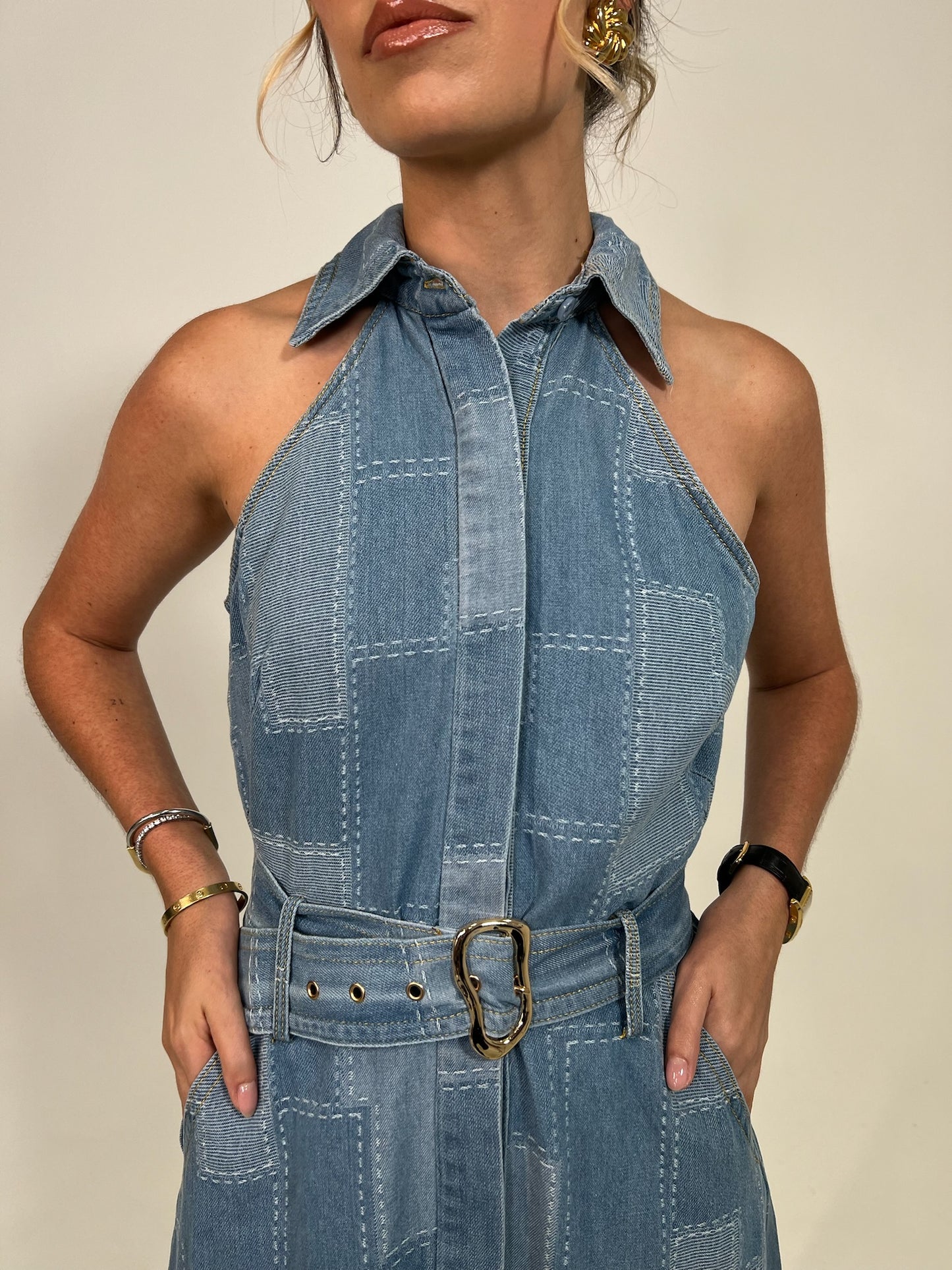 Santa Monica - Midi Denim Dress