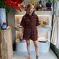 Cancun Calling - Brown Short Set