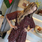 Cancun Calling - Brown Short Set