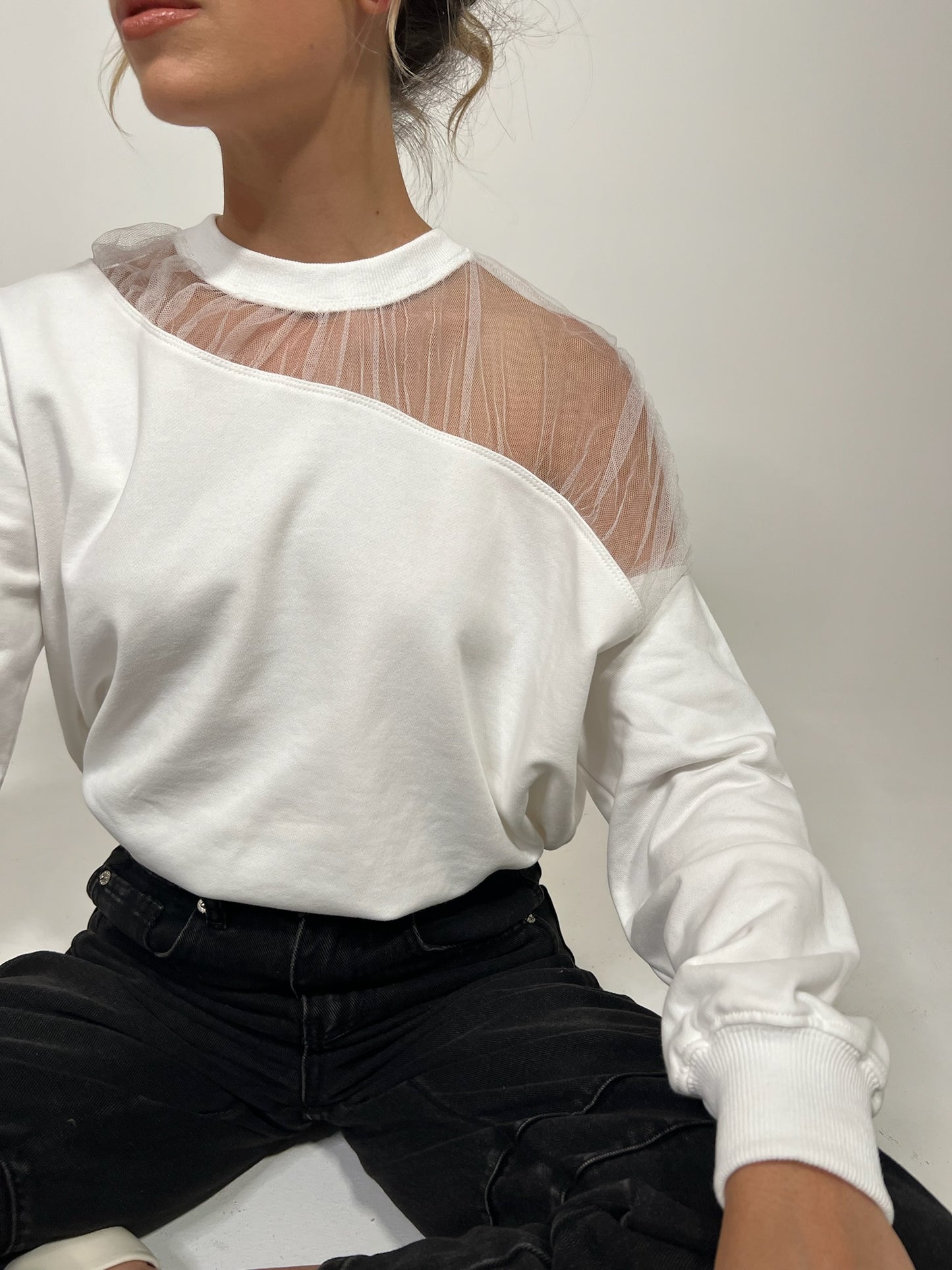 L Train - Tulle Sweater