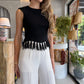 Flagler - Tassel Tank Top