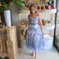 Cap d' Antibes - Printed Blue Dress