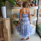 Cap d' Antibes - Printed Blue Dress