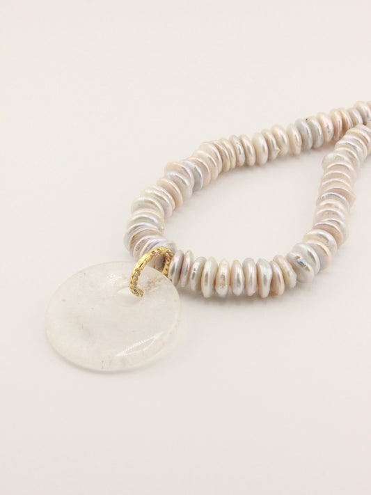 ENDLESS PEARL - Thin Pearl Necklace