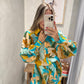 Hawaii Floral Short Set